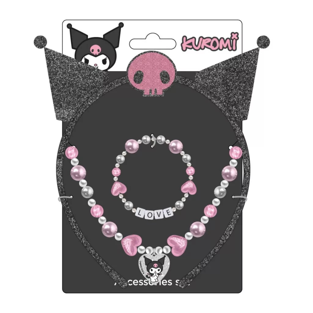 Serre-tête kuromi + accessoires