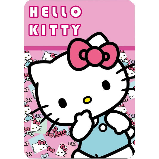 Plaid polaire hello kitty
